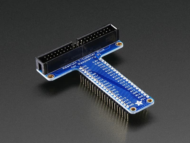 Собранный Pi T-Cobbler Plus — разъем GPIO для Raspberry Pi A+, B+, Pi 2 и Pi 3