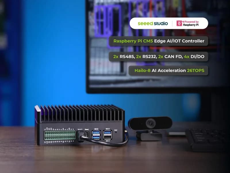 reComputer Industrial R2135-12 — самый надежный и мощный контроллер Raspberry Pi Edge AI/IOT