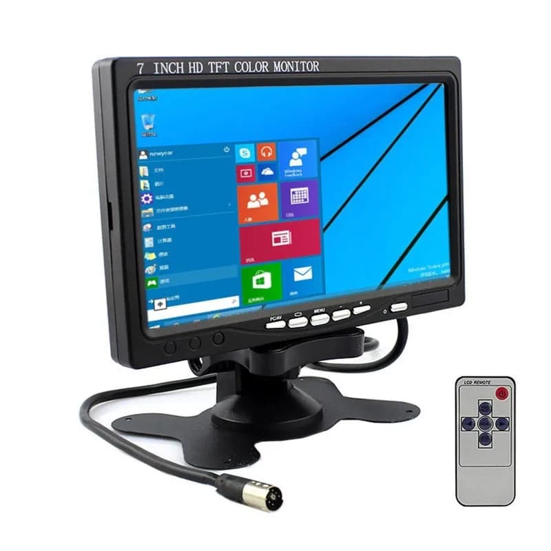 Самый дешевый дисплей 7 1024x600 HDMI/VGA/AV для Raspberry Pi B/B+/2B/3B