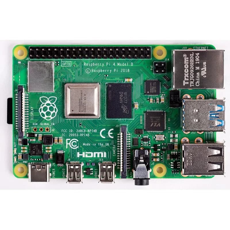 Плата Raspberry Pi 4 Model B с 2 ГБ LPDDR4 SDRAM
