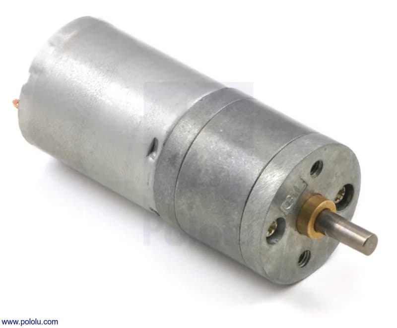 4.4:1 Металлический мотор-редуктор 25Dx48L мм LP 12V