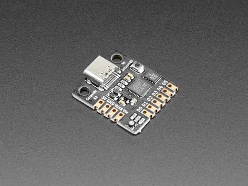 Serpente - Плата для прототипирования Tiny CircuitPython - Разъем USB C
