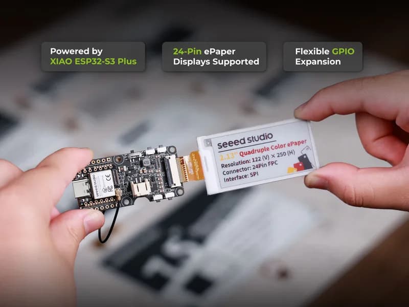 Набор для самостоятельного изготовления электронной бумаги XIAO (ESP32-S3) — EE05