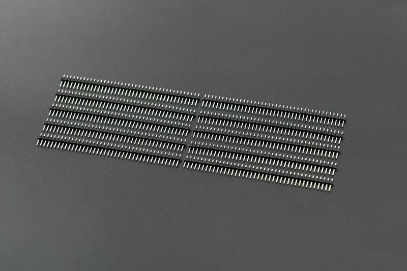 0,1 дюйма (2,54 мм) штекерные разъемы Arduino (прямые черные, 10 шт.)