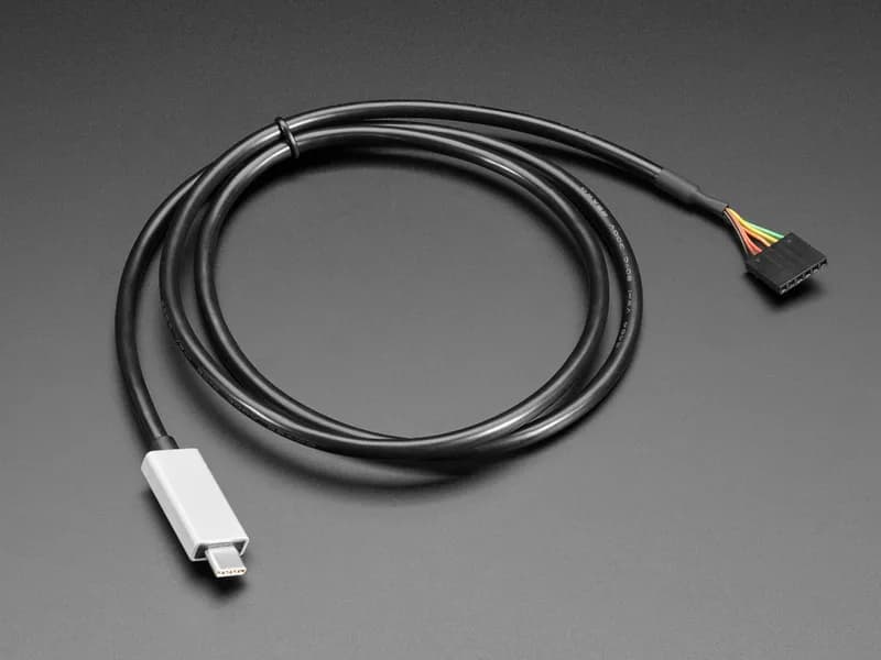 FTDI Serial TTL-232 USB-кабель типа C, питание 5 В/логика 3,3 В
