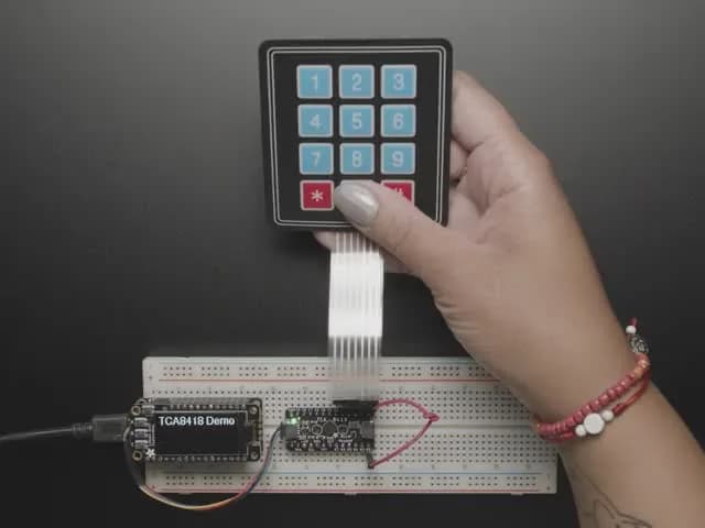 Adafruit TCA8418 Матрица клавиатуры и расширитель GPIO
