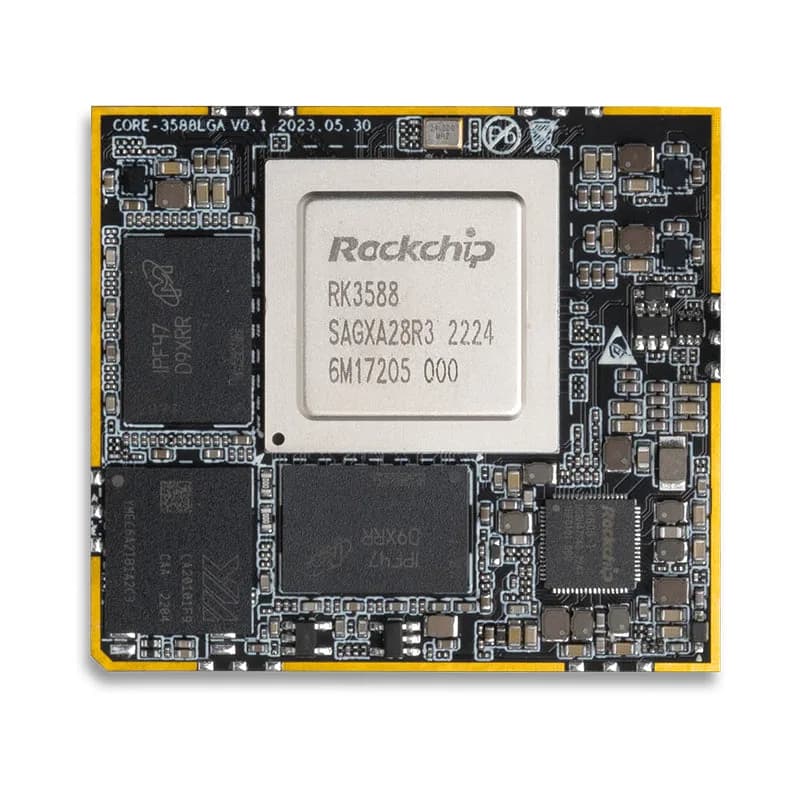 Система искусственного интеллекта Core-3588L на модуле Rockchip RK3588