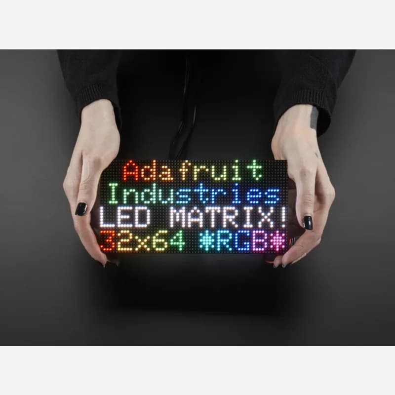 Светодиодная матрица RGB 64x32, шаг 3 мм