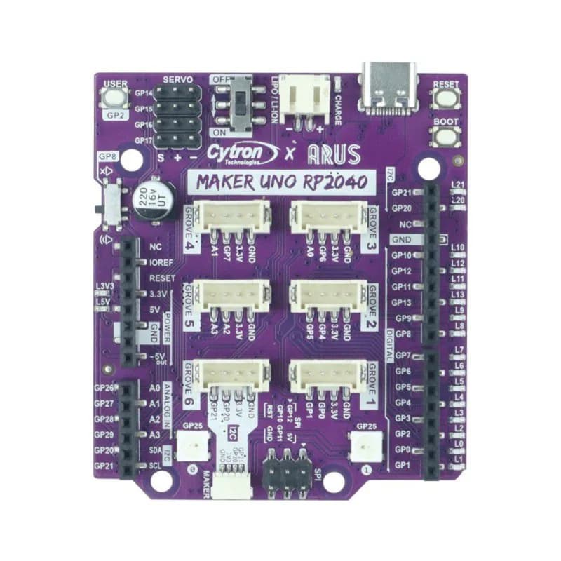 Плата разработки Cytron Maker Uno RP2040