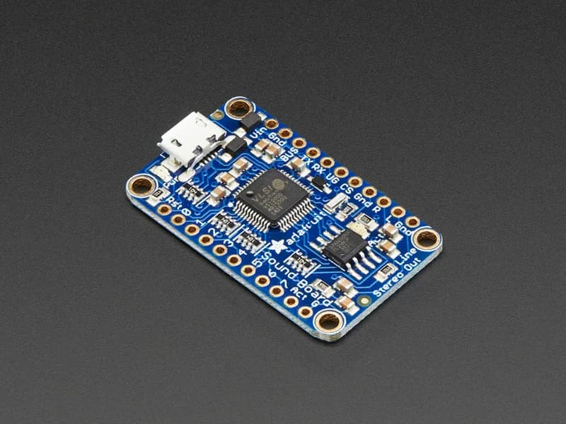 Мини-звуковая плата Adafruit Audio FX — триггер WAV/OGG — флэш-память 2 МБ