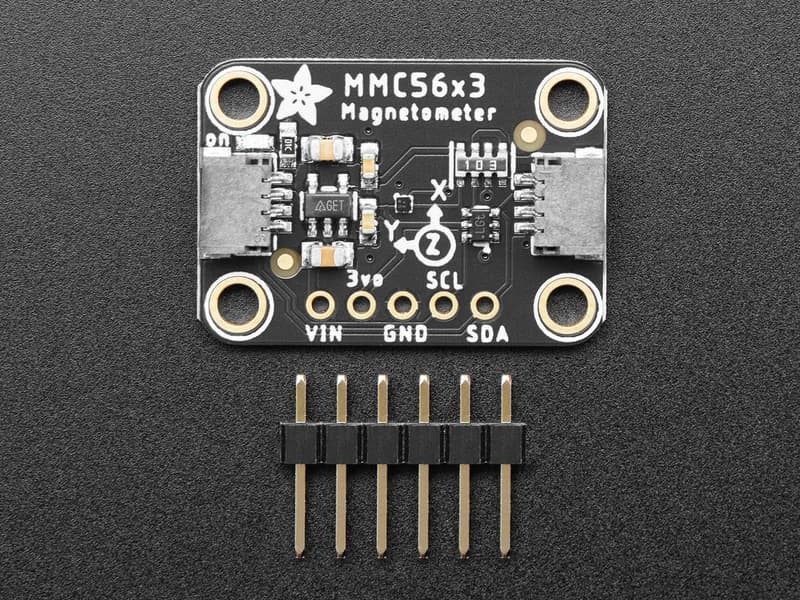 Трехосный магнитометр Adafruit — MMC5603 STEMMA QT / Qwiic