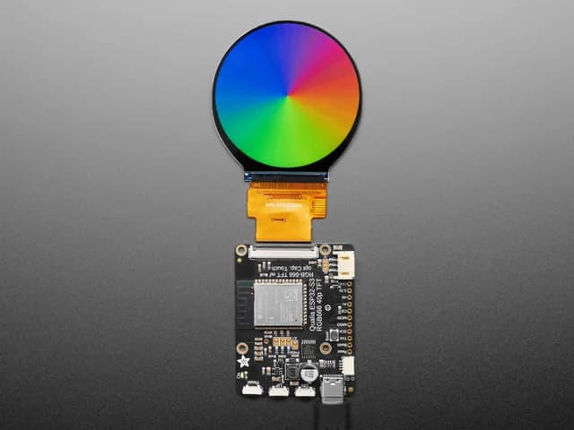 Круглый RGB TTL TFT-дисплей — 2,1 дюйма, 480x480 — без сенсорного экрана
