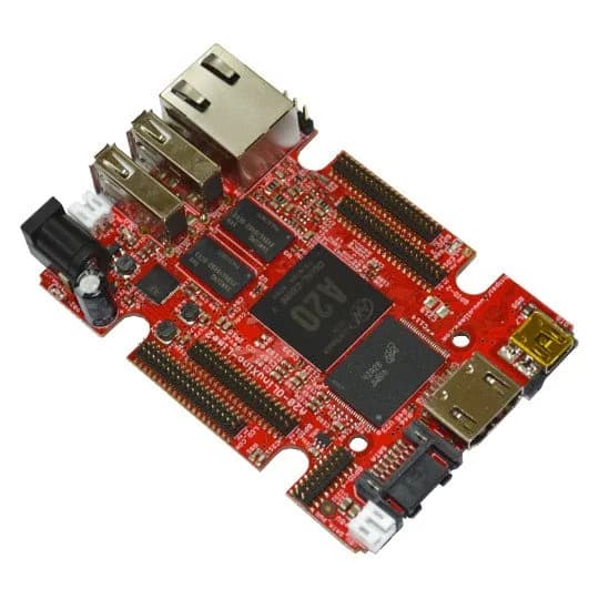 A20-OLinuXino-LIME2-eMMC - ОДНОПЛАТНЫЙ КОМПЬЮТЕР С ALLWINNER A20 DUAL CORTEX-A7, 1 ГБ ОЗУ, 4 ГБ EMMC MLC/SLC FLASH И GIGABIT ETHERNET