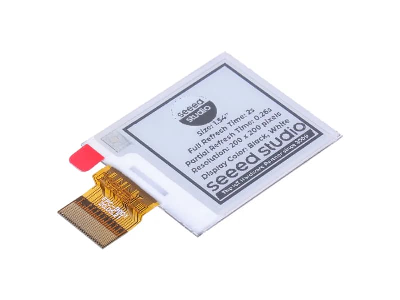 1,54-дюймовый монохромный дисплей eInk/ePaper с разрешением 200x200 пикселей, интерфейс SPI, поддержка XIAO/Arduino/STM32