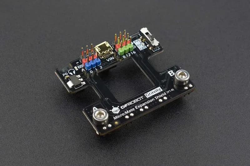 micro:Mate - тонкая мини-плата расширения для micro:bit (совместимая с гравитацией)