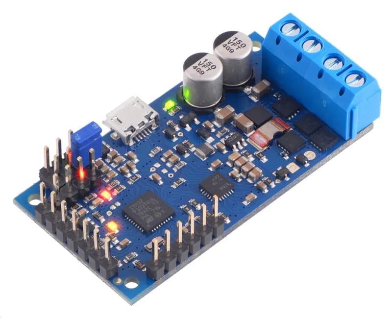 Простой контроллер двигателя высокой мощности G2 18v15 (разъемы под пайку)