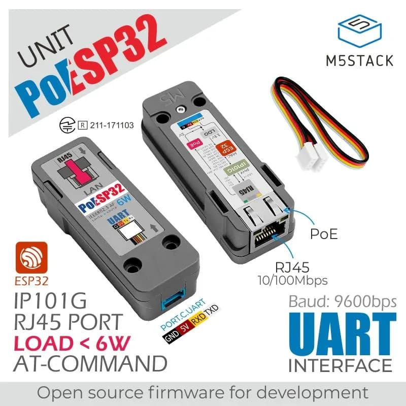 M5Stack ESP32 PoE