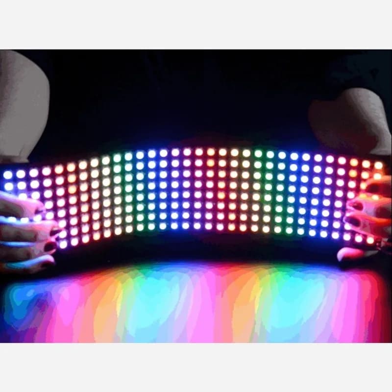 Гибкая светодиодная матрица NeoPixel RGB 8x32