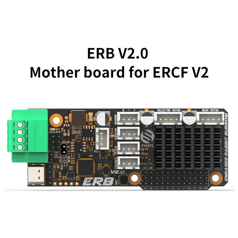 FYSETC ERB Board V2 Плата Enraged Rabbit BURROW Плата подачи Детали 3d-принтера для Voron 2,4 trident ERCF V2