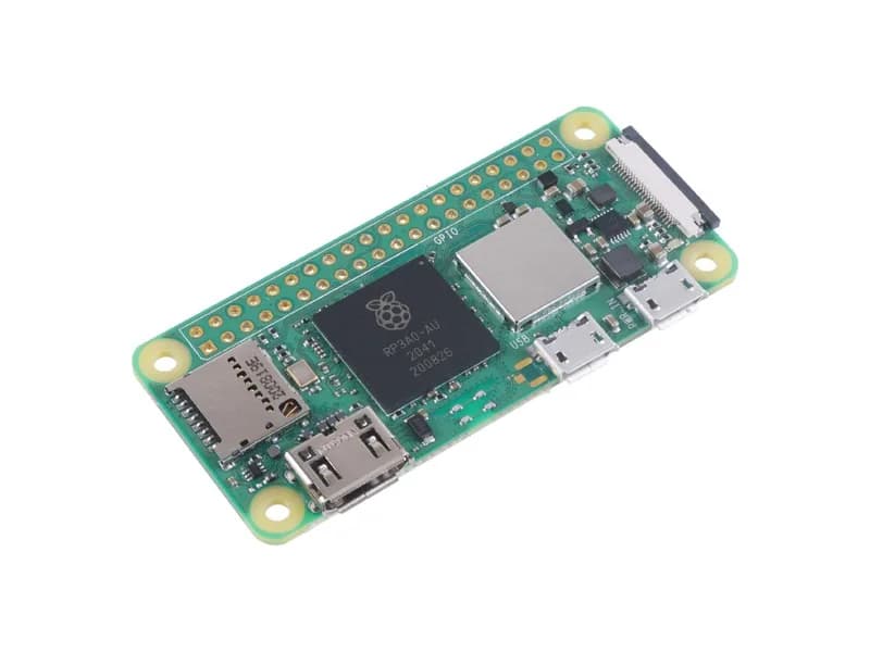 Raspberry Pi Zero 2 Вт (с четырехъядерным процессором, Bluetooth 4.2, BLE, встроенной антенной и т. д.)