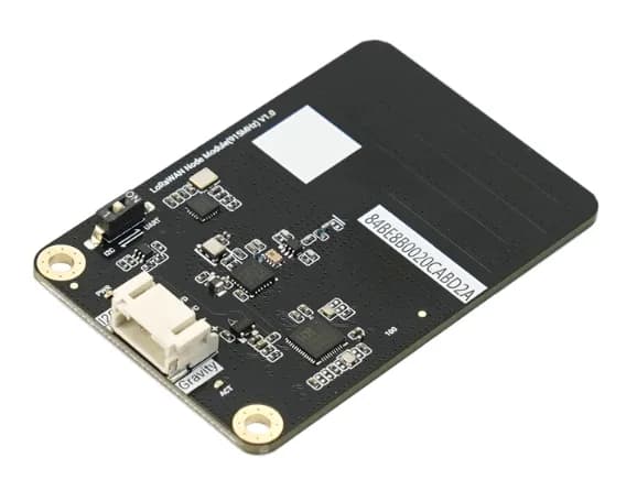 Gravity: узловой модуль LoRaWAN (EU868) на базе SX1262, радиус действия 4 км для IoT и сельского хозяйства
