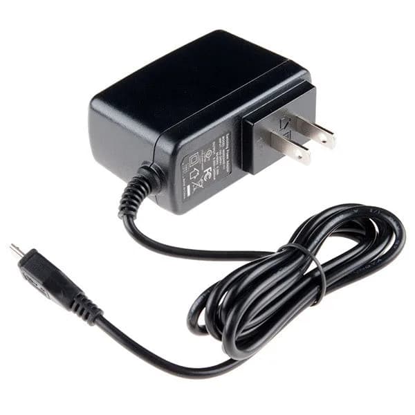 Блок питания настенного адаптера — 5,25 В постоянного тока, 2,4 А (USB Micro-B)