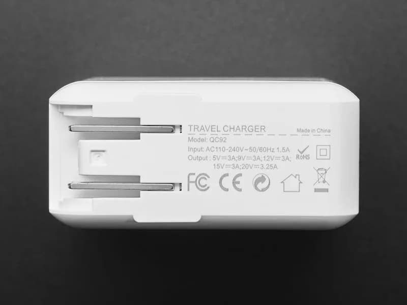 Кабель USB Type C 3.1 PD с цилиндрическим разъемом 5,5 мм — выход 12 В, 5 А, длина 1,2 м, с E-Mark