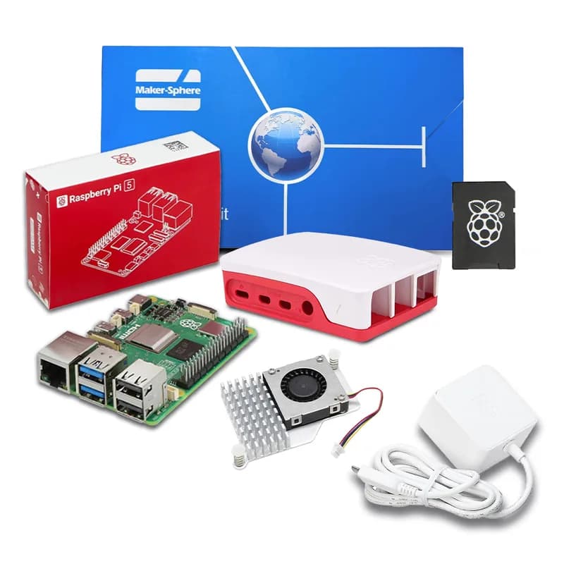 Начальный комплект настольного компьютера Raspberry Pi 5 (8 ГБ)