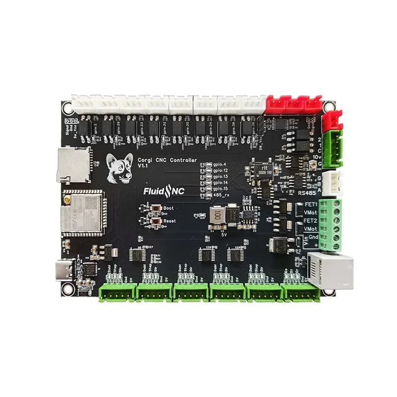 Corgi ESP32 6-осевой контроллер ЧПУ для FluidNC
