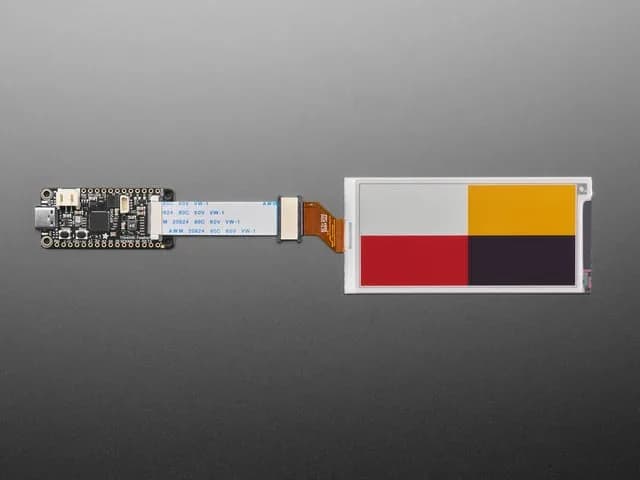 Adafruit 3,52 дюйма, 340 x 180, четырехцветный, электронные чернила / электронная бумага — пустой дисплей