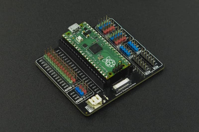 Gravity: Плата расширения для Raspberry Pi Pico