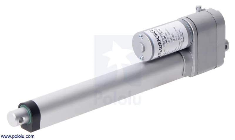Glideforce LACT8P-12V-10 Легкий линейный привод с обратной связью: 25 кгс, ход 8 дюймов (используемый 7,8 дюйма), 1,1 дюйма/с, 12 В