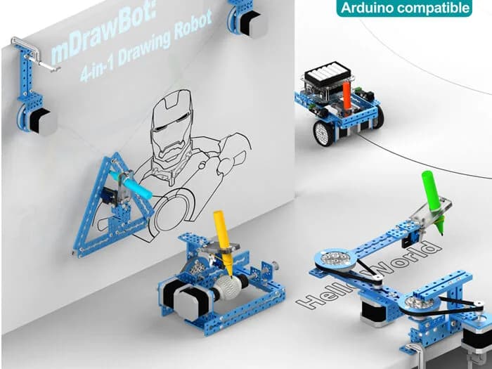 mDrawBot: робот для рисования 4-в-1