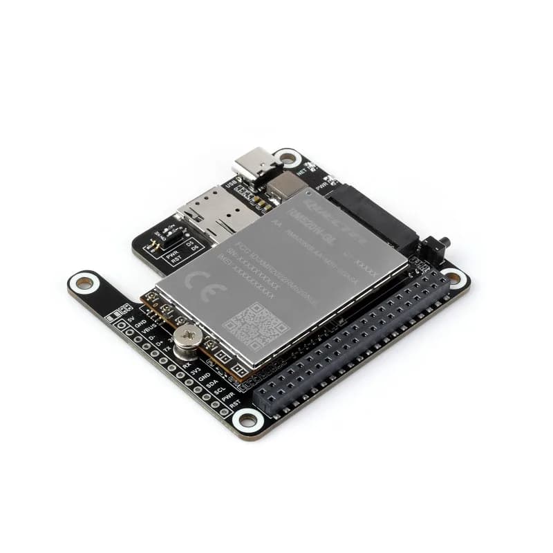 Шляпа PCIe для 5G/4G/3G, разработанная для Raspberry Pi 5, совместимая с пакетами 3042/3052, модули SIMCom/Quectel 5G, шляпа Raspberry Pi 5, опции для модуля 5G