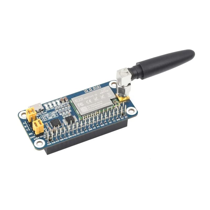 SX1262/SX1268 LoRa HAT для Raspberry Pi, интерфейс UART, опции для диапазона частот