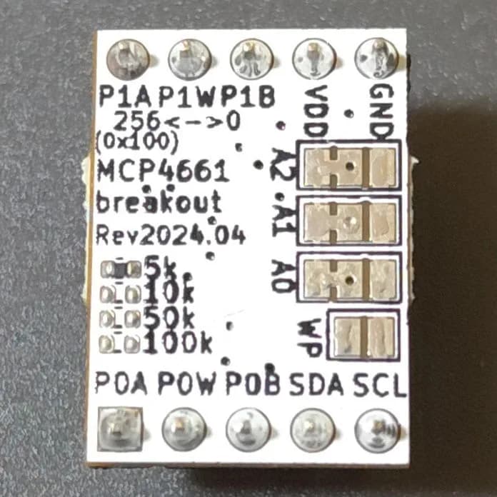 257 MCP4661 5kΩ