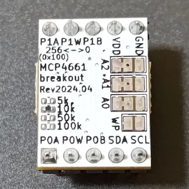 257 MCP4661 10kΩ