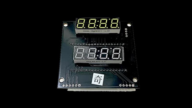 Интернет вещей 7 сегментов для ESP32